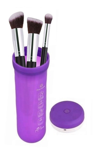 Imagen 1 de 6 de Cartuchera Brochas Pinceles Esteriliza Con Luz Uv Recargable