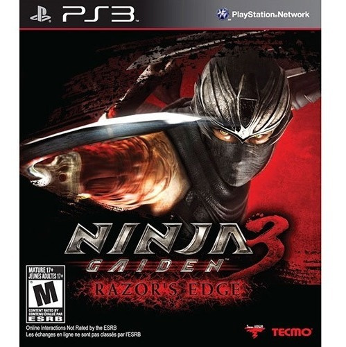 Ninja Gaiden 3 Razors Edge Ps3 Mídia Física Novo Lacrado