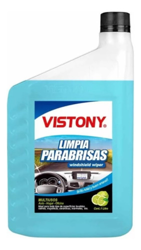 Limpia Parabrisas Auto Hogar U Oficina 1 Litro ( Limon )