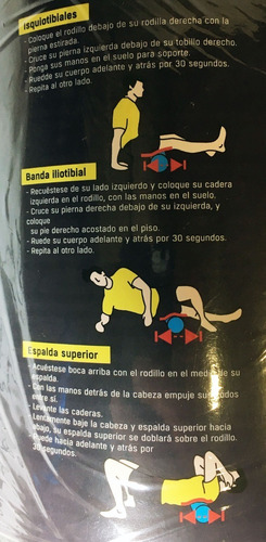 Rodillo De Masajes 3 En 1 Espalda U Cuerpo Best Y-frs301 Eje