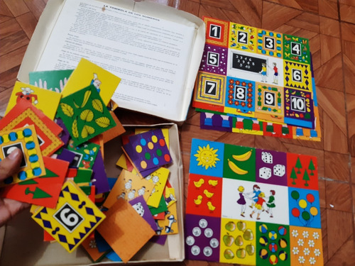 Imagen 2 de 5 de Yh Antiguo Juego De Mesa La Tombola De Los Numeros Memoria