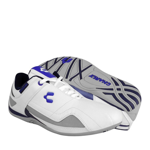 Tenis Charly Casuales Para Hombre Simipiel Blanco 1021809