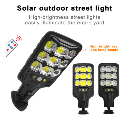 Solar Street Super Bright Pir Motion Impermeable Para Exteri