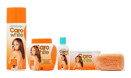 Caro Conjunto Blanco-1 (loción + Crema De 16.9 Oz + Aceite