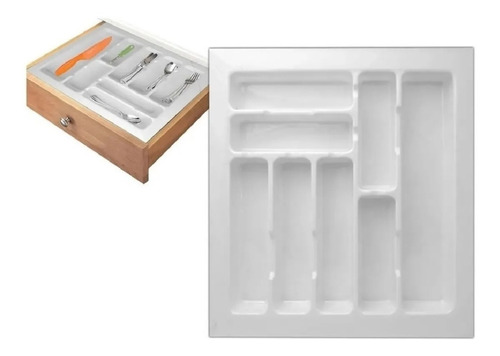 Imagen 1 de 10 de Cubiertero Organizador Para Cajon 54x49cm