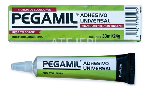 Imagen 2 de 3 de Pegamento Multiuso Marca Pegamil 24 Gramos