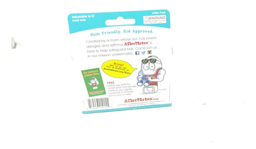 Allermates Pulsera Infantil Brazalete Alerta Alergias