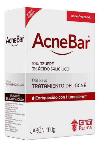 Jabón Acnebar Grisi 100g