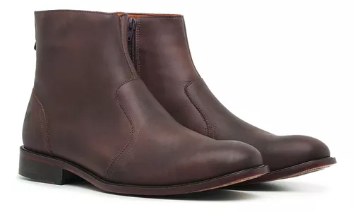 Bota Masculina London Brown Conhaque