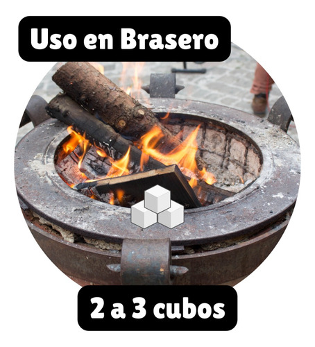 Imagen 6 de 10 de Caja 32 Pastillas De Iniciador De Fuego Quincho