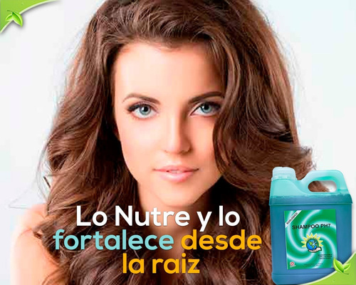 Imagen 2 de 7 de Shampoo Sin Sal Ecológico Ph7 Neutro, Para Caida De Cabello