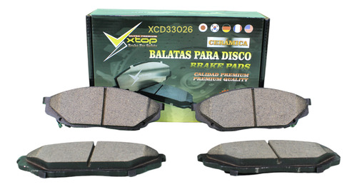 Balatas Delanteras Para Changan Uni-k 2.0 2024 Xcd33026 Cera