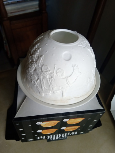 Imagen 3 de 4 de Domo Decorativo Porcelana Alemania Para Vela