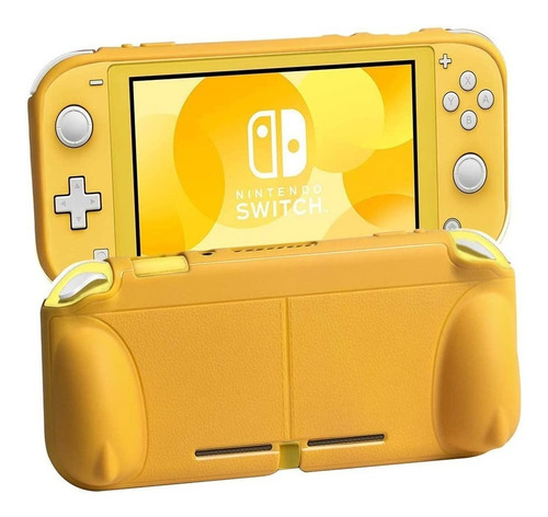 Funda Case Para Nintendo Switch Lite Amarilla Blakhelmet E 