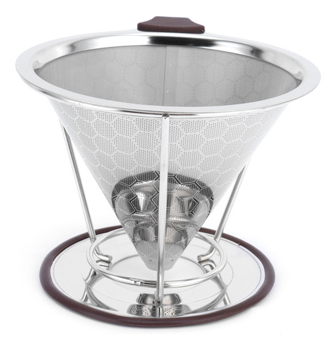 Embudo De Malla Con Soporte De Acero Inoxidable Para Filtro