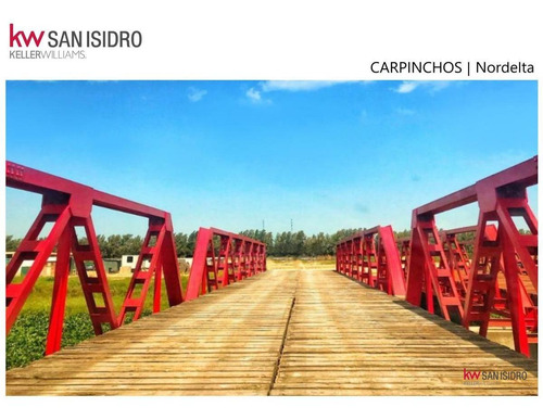 Lote | En Venta | Lindero | Carpinchos | Nordelta | Oportunidad | Tigre | Nuevo Delta