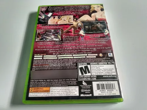Jogo Catherine Xbox 360 atlus original novo no Shoptime