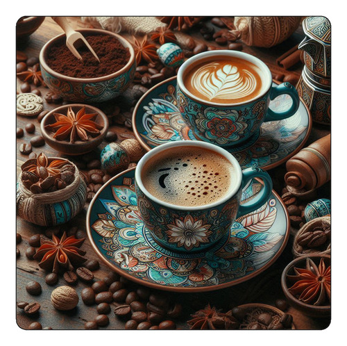 Mousepad Cafe Fuerte Caliente Casi Afrodisiaco C4