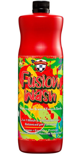 Shampoo Con Carnauba Para Autos X 1 Litro - Fusion Wash