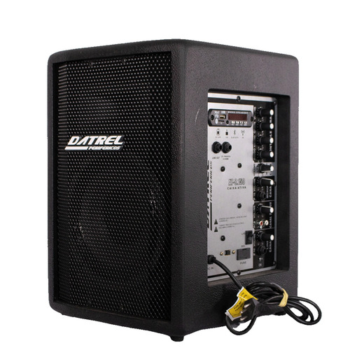 Caixa De Som Ativa Datrel Falante 8 150w Usb Bluetooth