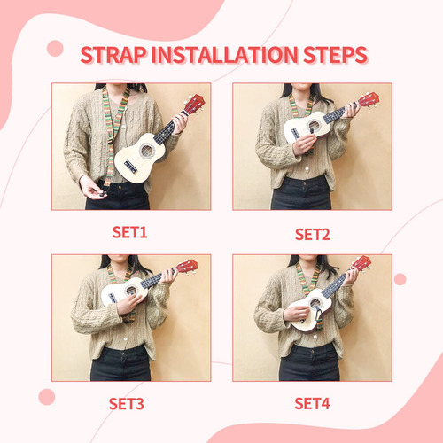 Ukelele Aodsk Soprano De 21 Pulgadas Para Principiantes Con