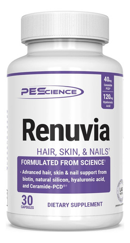 Pescience Renuvia Biotina Acido Hiauronico 30 Capsulas Sabor Sin Sabor