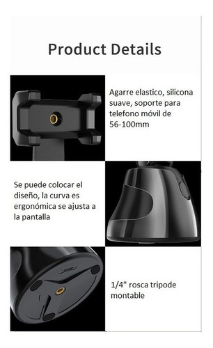 Apai Genie Soporte Inteligente Para Celular 360°