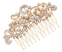 Comprar Tiara Cristal E Strass Noiva, Pente Cabelo Para Casamento