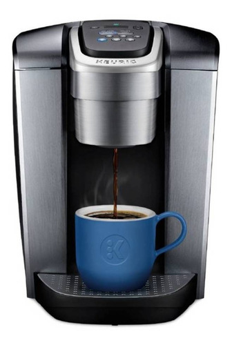 Cafetera Keurig K-Elite Single Serve automática brushed silver para cápsulas monodosis 110V