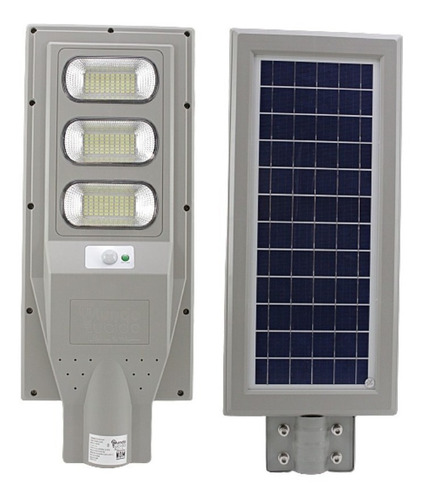 Lámpara Solar Alumbrado Publico Suburbana Control Y Sensor