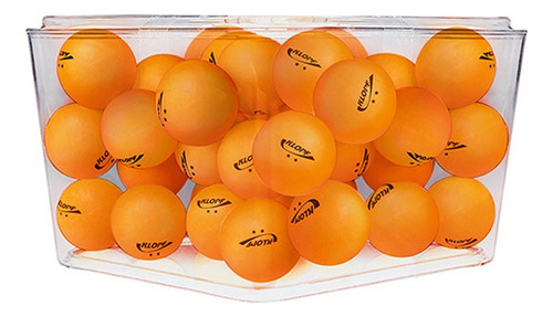 Pote 36 Bolinhas De Ping Pong Laranja - Klopf 5081