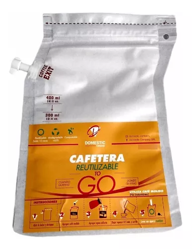 Cafetera Portatil Bolsa Reutilizable Camping Viaje Oficina