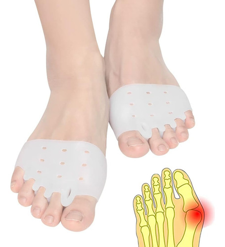 Protector Almohadilla Silicona Para Pies Plantar Par 5 Dedos Color A Disponibilidad Tamaño De La Plantilla Universal