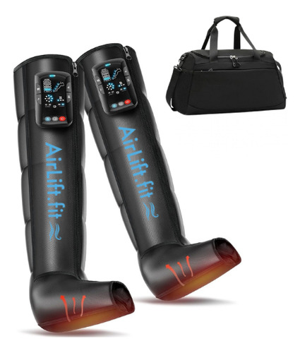 Botas Inalámbricas Air Lift Para Drenaje Linfático Fitness Negro L