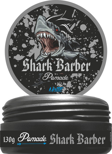 Pomada Matte Creme Shark Barber 130g