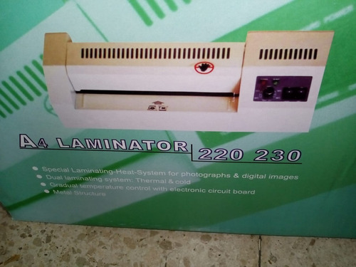 Plastificadora A4 Emplasticadora Metalica Laminator