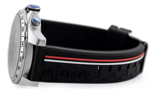 Deportivo Reloj Tommy Hilfiger 1791473 Unico Tiempo Exacto Negro Plateado Negro (Reacondicionado)