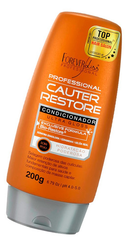 Forever Liss Condicionador Cauter Restore Hidratante 200g