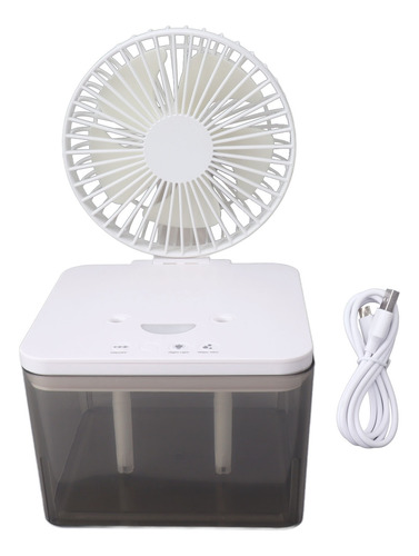 Miniventilador Con Humidificador De Niebla, Tanque De Agua D