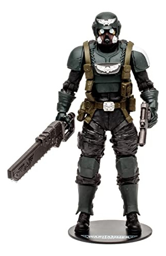 Figuras Warhammer 40000 De Mcfarlane Toys Wv6 Veteran, 7 Pul