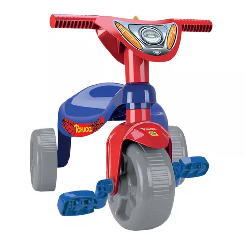 Triciclo Samba Toys Velotrol Triciclo Infantil, Motoca, Tchuco Heróis, Moto  Infantil, Velocípede, Mini Veículos, Spider Man