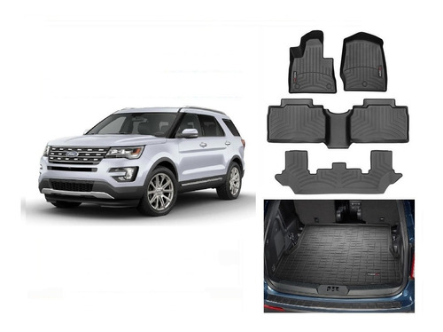 Alfombras Weathertech Con 3ra Fila Ford Explorer 2020/2022