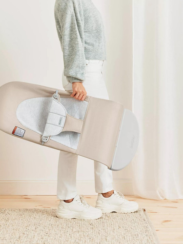 Baby Bouncer Babybjörn Balance Soft Bege/cinza Recém-nascido