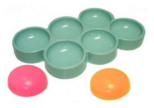 Forma De Silicone Redondo 6cav. Ib-438