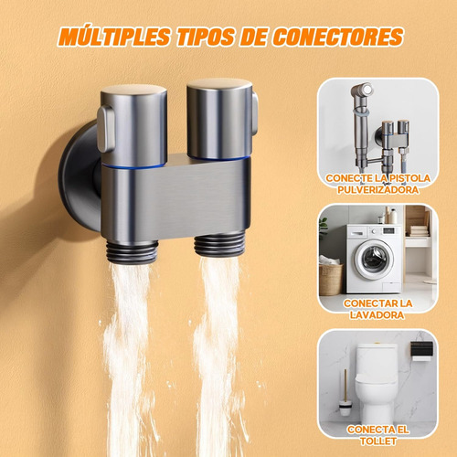 Ducha Bidet Arabe Acero Inoxidable Baño Wc Inodoro Durable Gris