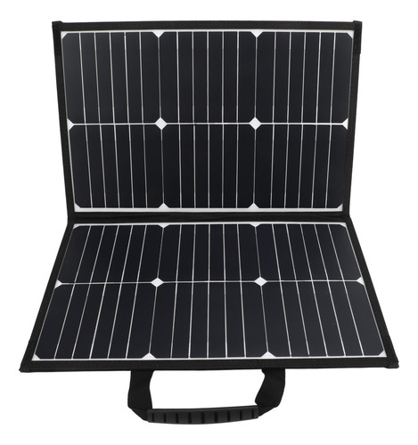 Panel De Carga Solar De 60 W, Plegable, Doble Usb Dc Tipo C