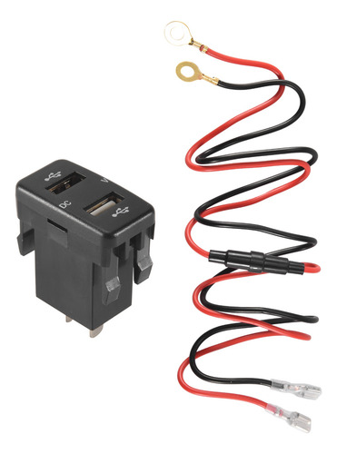 Enchufe De Cargador De Coche, Doble Puerto Usb, Voltaje De C
