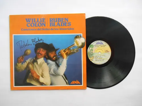 Willie Colón Ruben Blades Canciones Del Solar Autografiado (Usado)