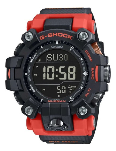 Pulseira de relógio masculina Casio G-shock Gw-9500, cor preta