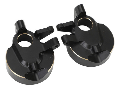Nudillos Dirección Rc 2 Piezas Para Capra Scx10 1/10 Negro